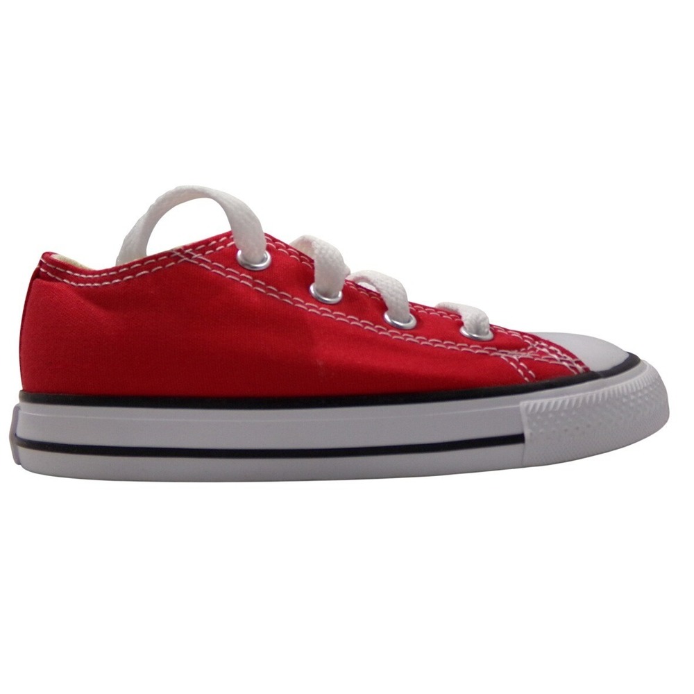 Converse Chuck Taylor‎ All Star Low Top Toddler Canvas Sneakers Red Size 9